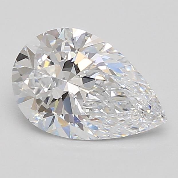 1.01ct D VVS2 Rare Carat Ideal Cut Pear Lab Grown Diamond