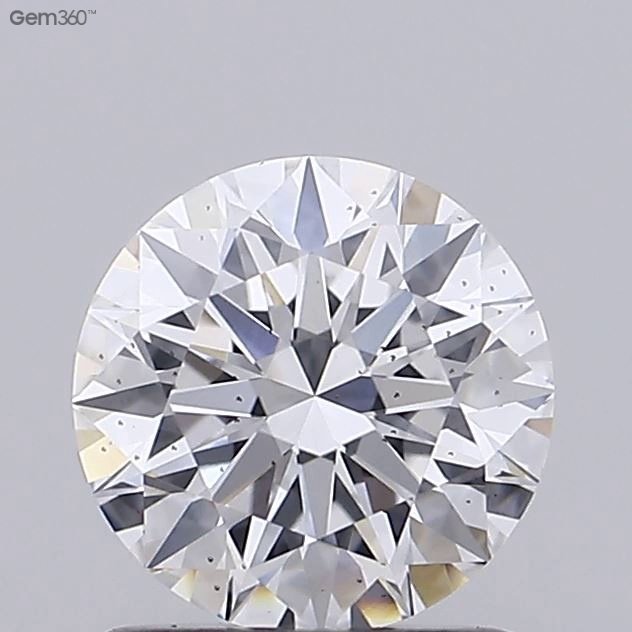 1.04ct D VS2 Rare Carat Ideal Cut Round Lab Grown Diamond