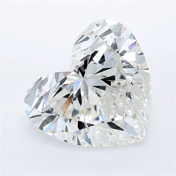 7.01ct F VS1 Rare Carat Ideal Cut Heart Lab Grown Diamond