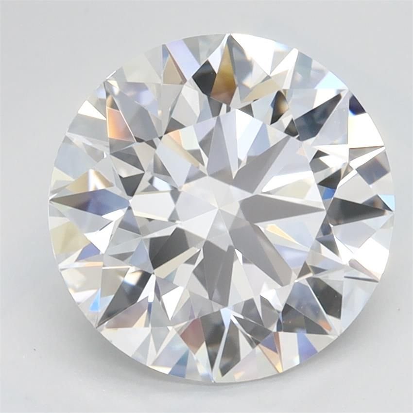 2.64ct D VVS1 Rare Carat Ideal Cut Round Lab Grown Diamond