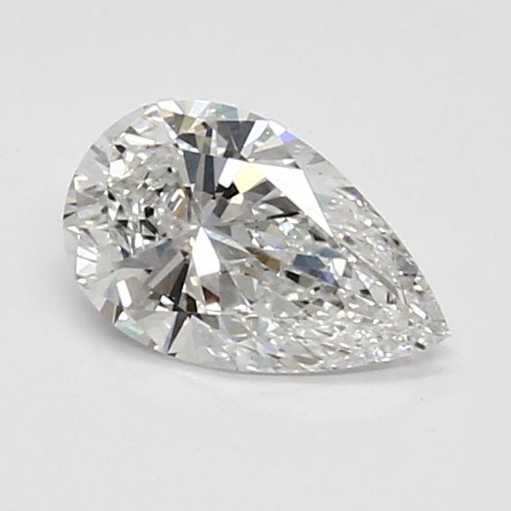 0.67ct E VS2 Rare Carat Ideal Cut Pear Lab Grown Diamond