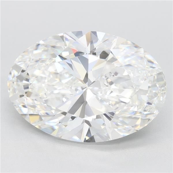 5.58ct F VVS2 Rare Carat Ideal Cut Oval Lab Grown Diamond