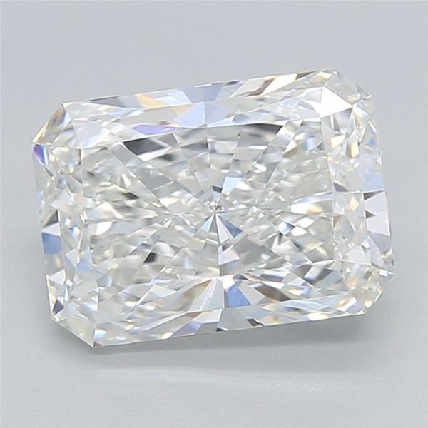 3.04ct F VVS2 Rare Carat Ideal Cut Radiant Lab Grown Diamond