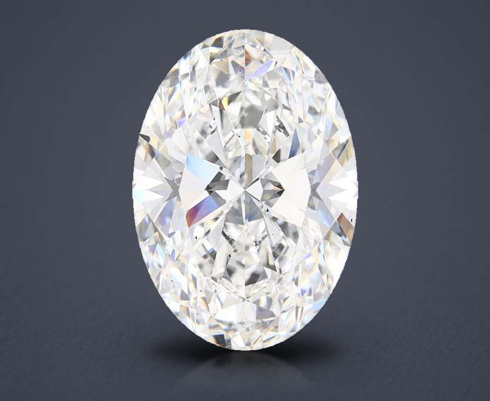 7.38 Carat Oval Lab Diamond