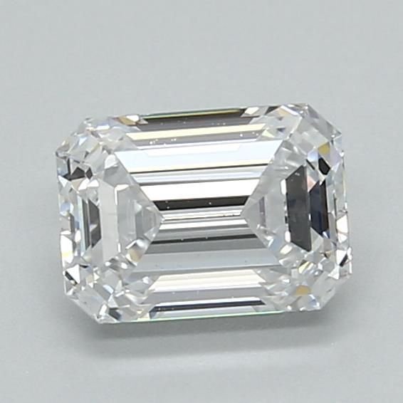 1.01ct D VS2 Excellent Cut Emerald Lab Grown Diamond