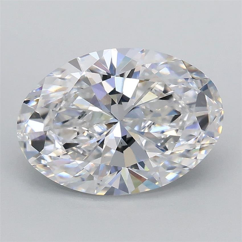 2.06ct D VS1 Rare Carat Ideal Cut Oval Lab Grown Diamond
