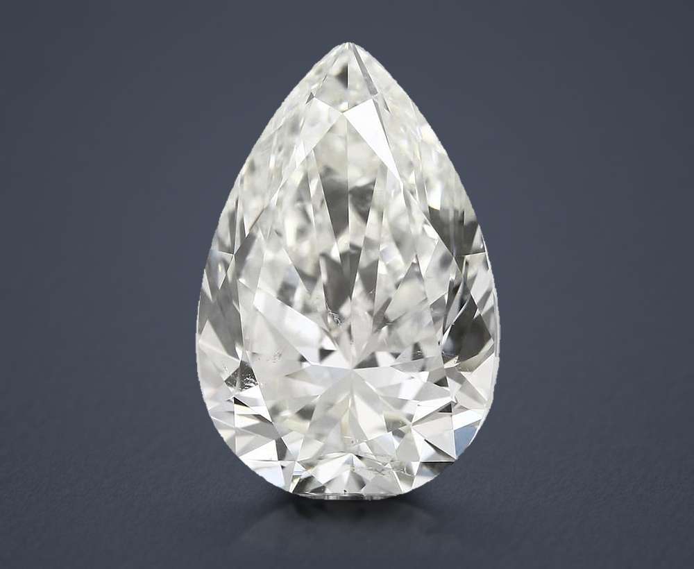 3.90 Carat Pear Natural Diamond