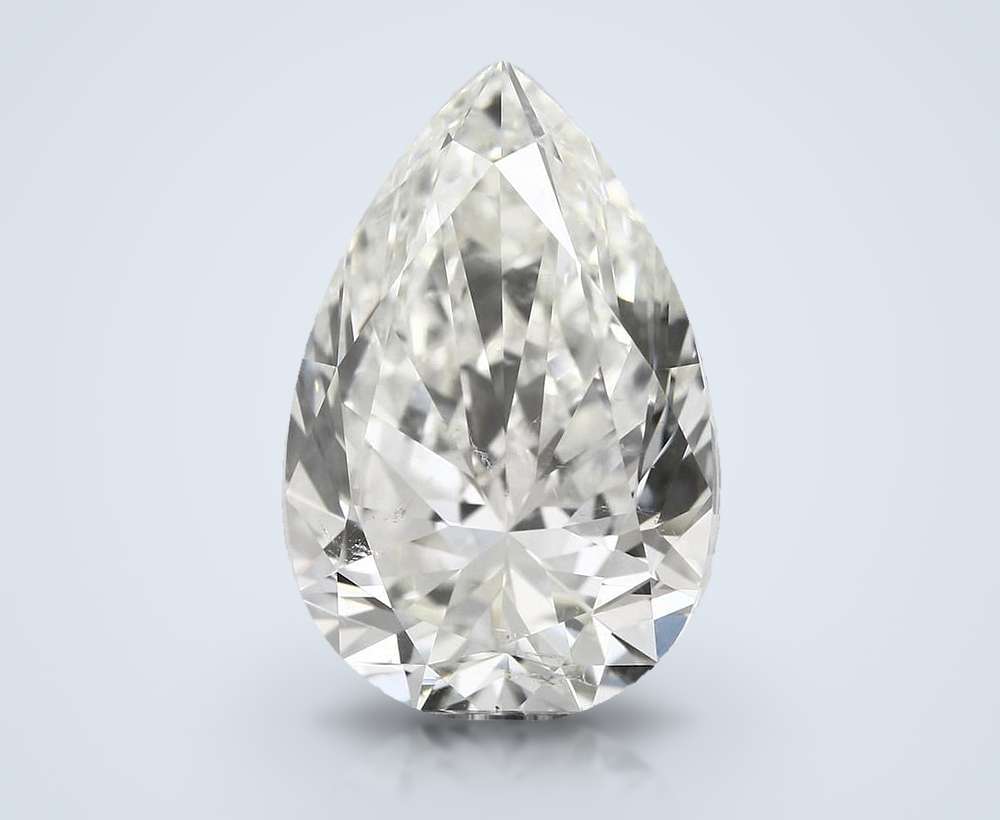 3.90 Carat Pear Natural Diamond