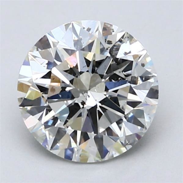 2.21ct I SI2 Rare Carat Ideal Cut Round Diamond