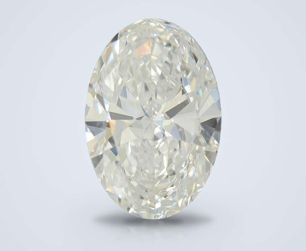 13.58 Carat Oval Lab Diamond