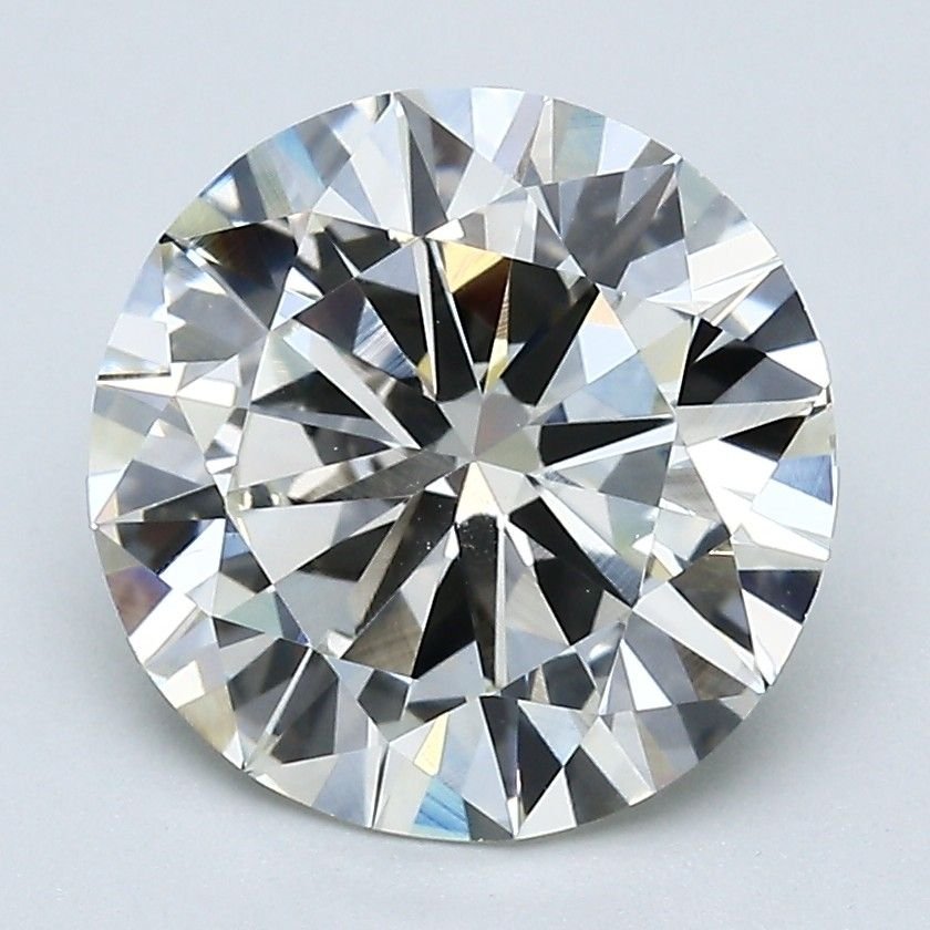 3.53ct K SI1 Good Cut Round Diamond