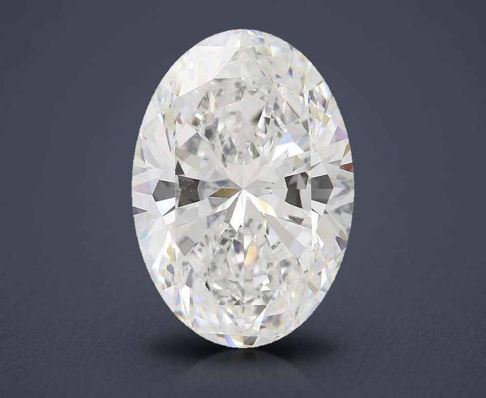 7.52 Carat Oval Lab Diamond