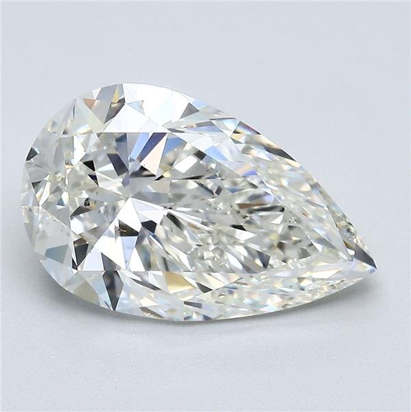 4.01ct H VS2 Very Good Cut Pear Diamond