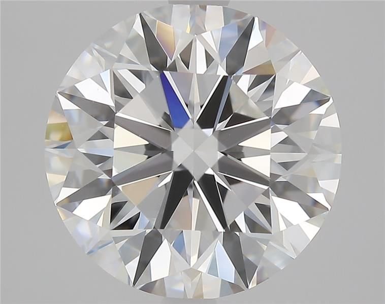 3.31ct F VVS2 Rare Carat Ideal Cut Round Diamond