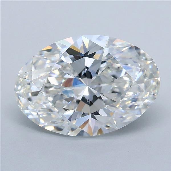 2.84ct F VVS2 Rare Carat Ideal Cut Oval Lab Grown Diamond
