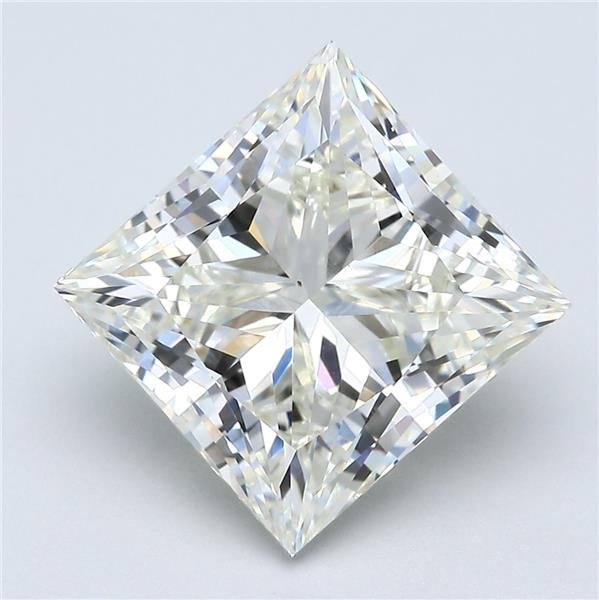 5.22ct K VS2 Very Good Cut Princess Diamond