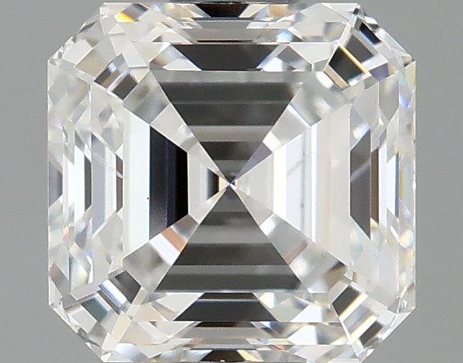 1.09ct E VS2 Rare Carat Ideal Cut Asscher Lab Grown Diamond