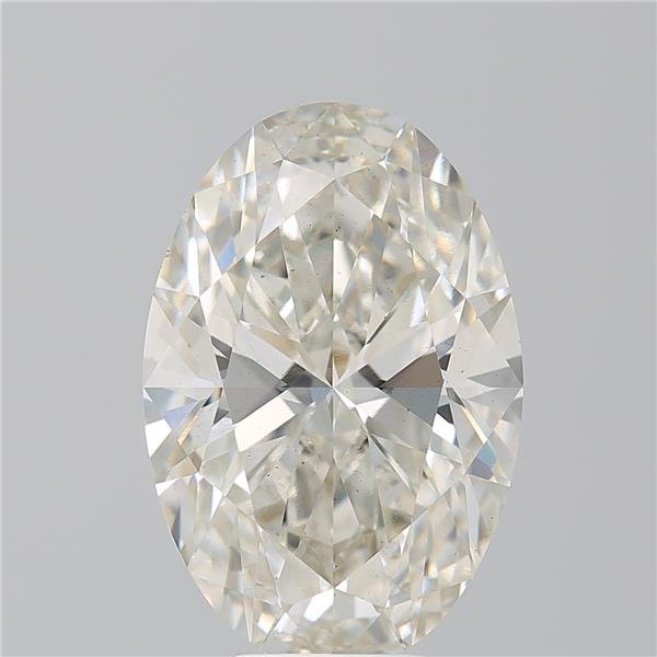 7.54ct I VS2 Rare Carat Ideal Cut Oval Lab Grown Diamond