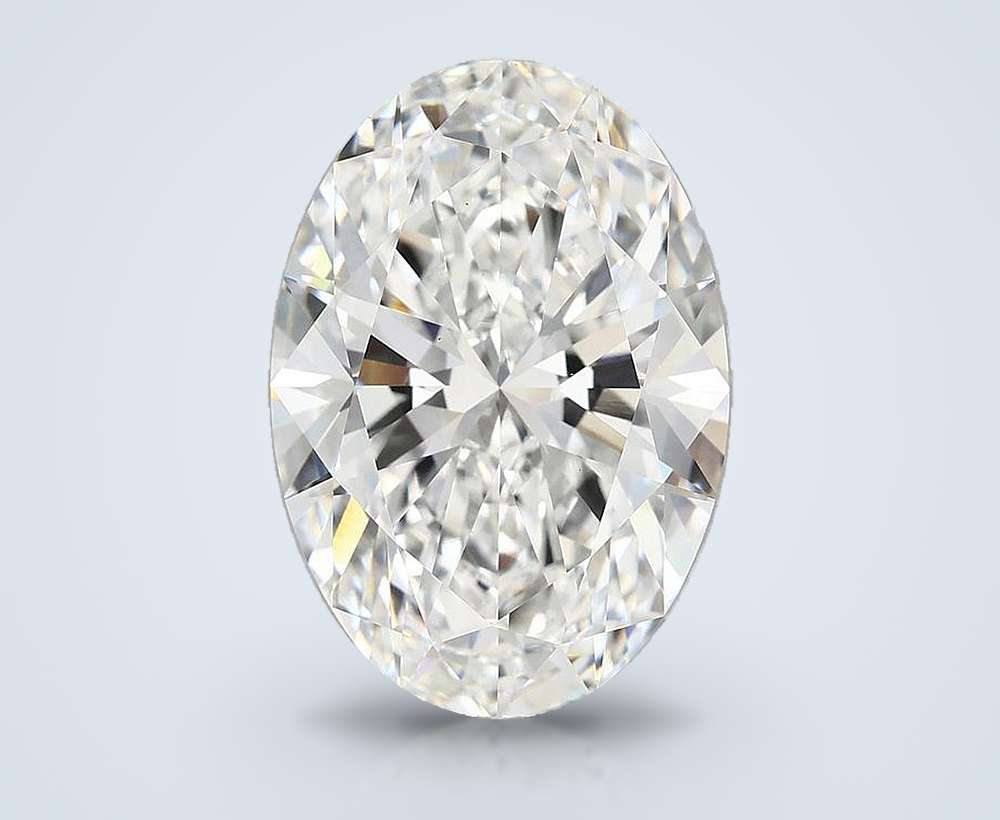 7.97 Carat Oval Lab Diamond
