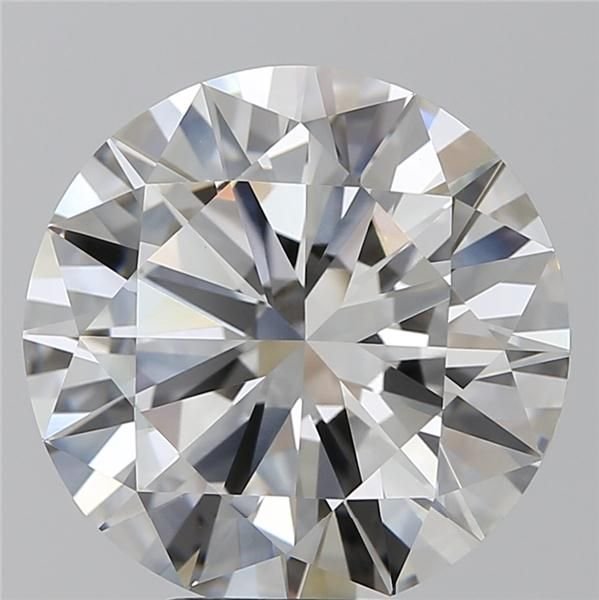 6.01ct F VVS2 Excellent Cut Round Lab Grown Diamond