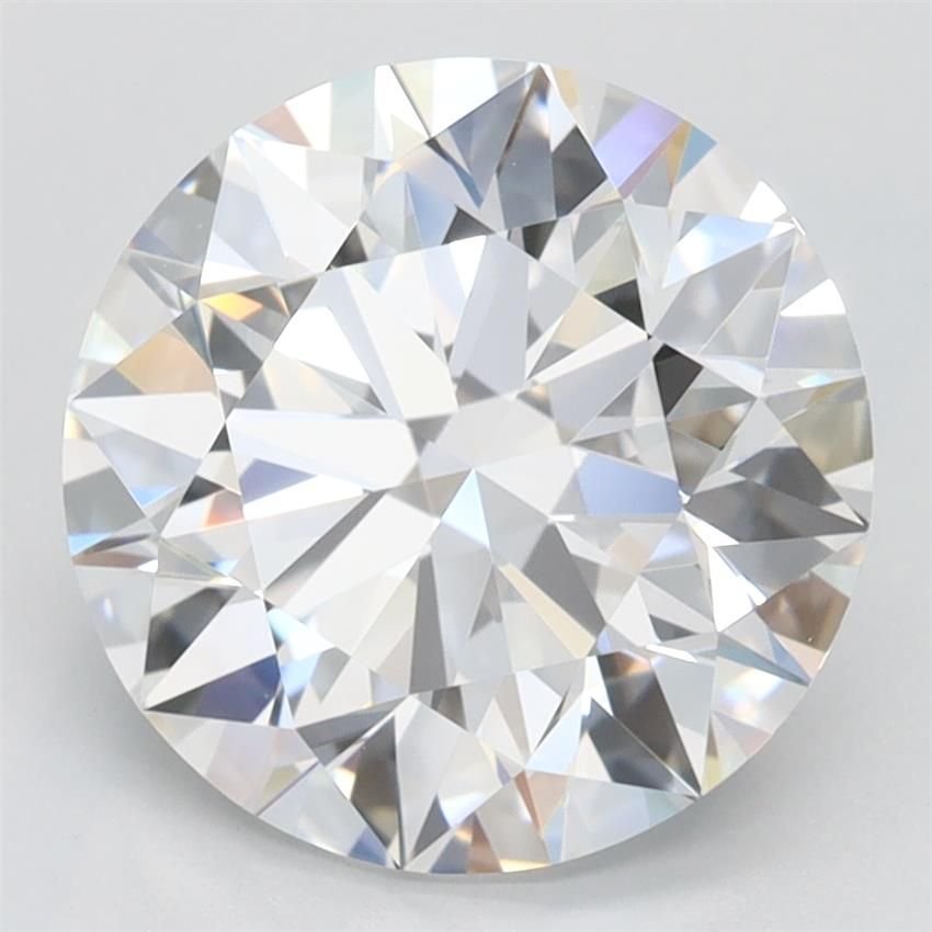 3.02ct D VVS1 Rare Carat Ideal Cut Round Lab Grown Diamond