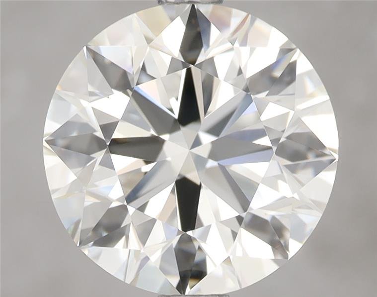 3.16ct K VVS1 Rare Carat Ideal Cut Round Diamond