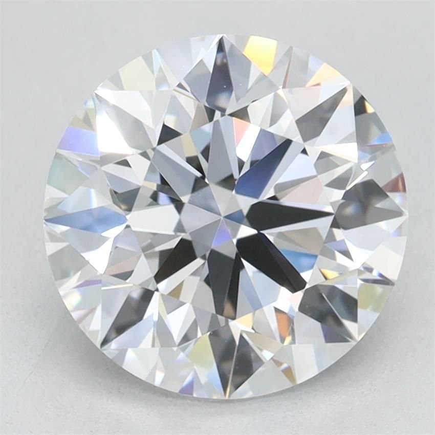 2.67ct D VVS1 Rare Carat Ideal Cut Round Lab Grown Diamond
