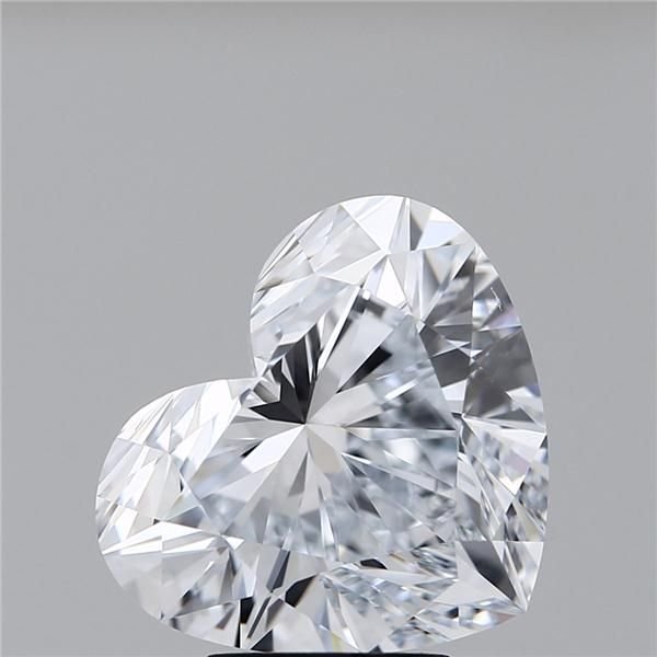 5.14ct F VS2 Rare Carat Ideal Cut Heart Lab Grown Diamond