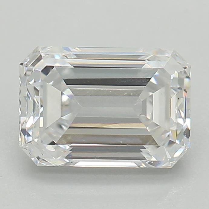 0.76ct D VVS2 Rare Carat Ideal Cut Emerald Lab Grown Diamond