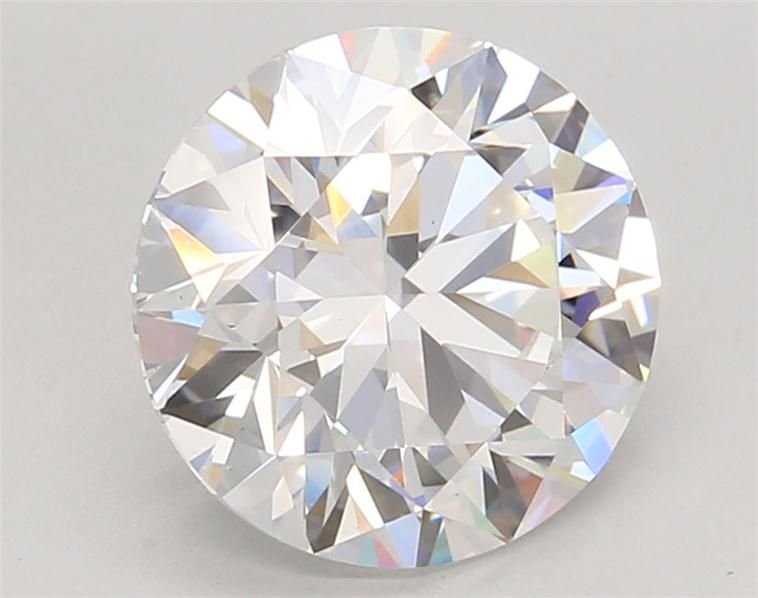 3.04ct D VS1 Rare Carat Ideal Cut Round Lab Grown Diamond