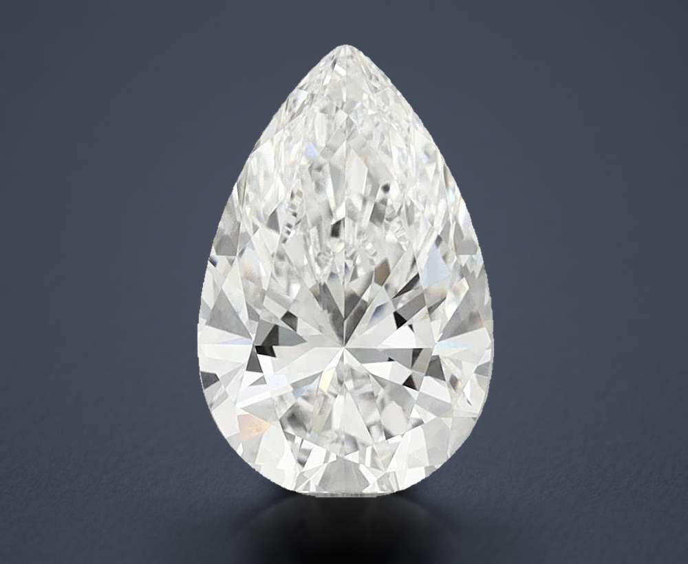 2.60 Carat Pear Lab Diamond