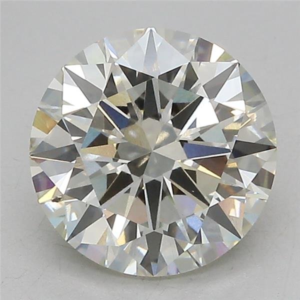 3.02ct J VS2 Excellent Cut Round Lab Grown Diamond