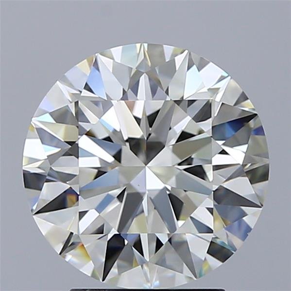 3.07ct J VS1 Rare Carat Ideal Cut Round Diamond