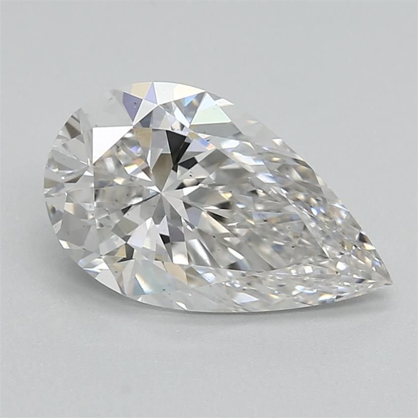 1.51ct F VS2 Rare Carat Ideal Cut Pear Lab Grown Diamond