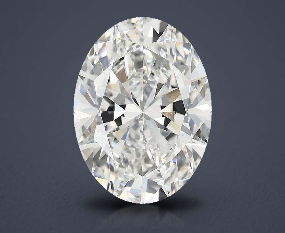 3.83 Carat Oval Lab Diamond