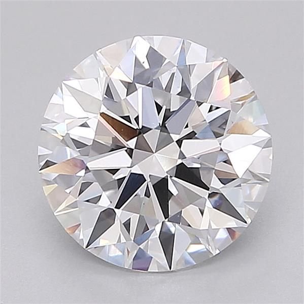2.54ct D VS1 Rare Carat Ideal Cut Round Lab Grown Diamond