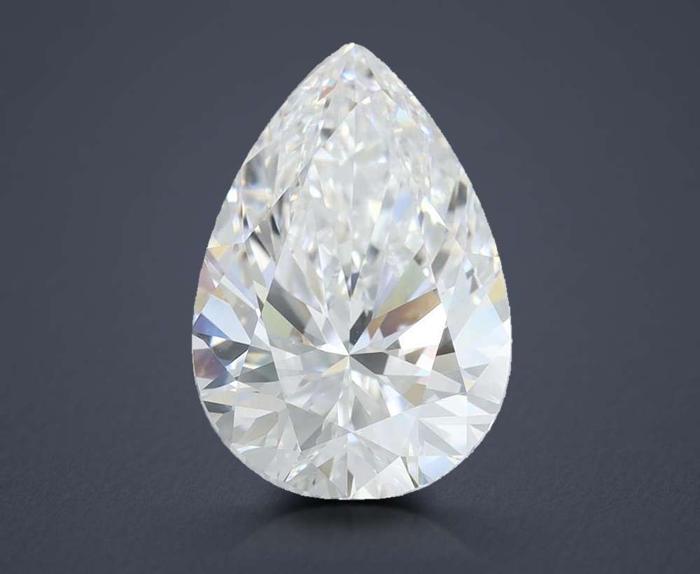 3.98 Carat Pear Lab Diamond