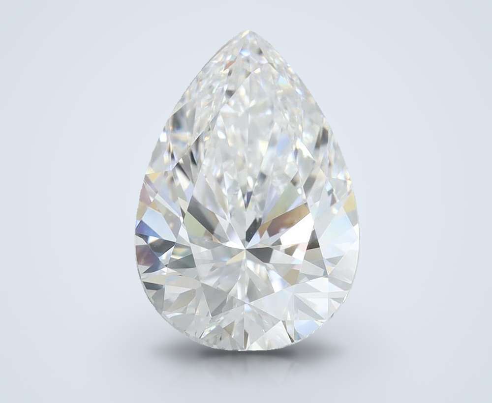 3.98 Carat Pear Lab Diamond