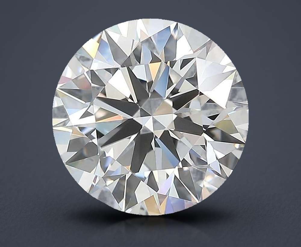 3.66 Carat Round Lab Diamond