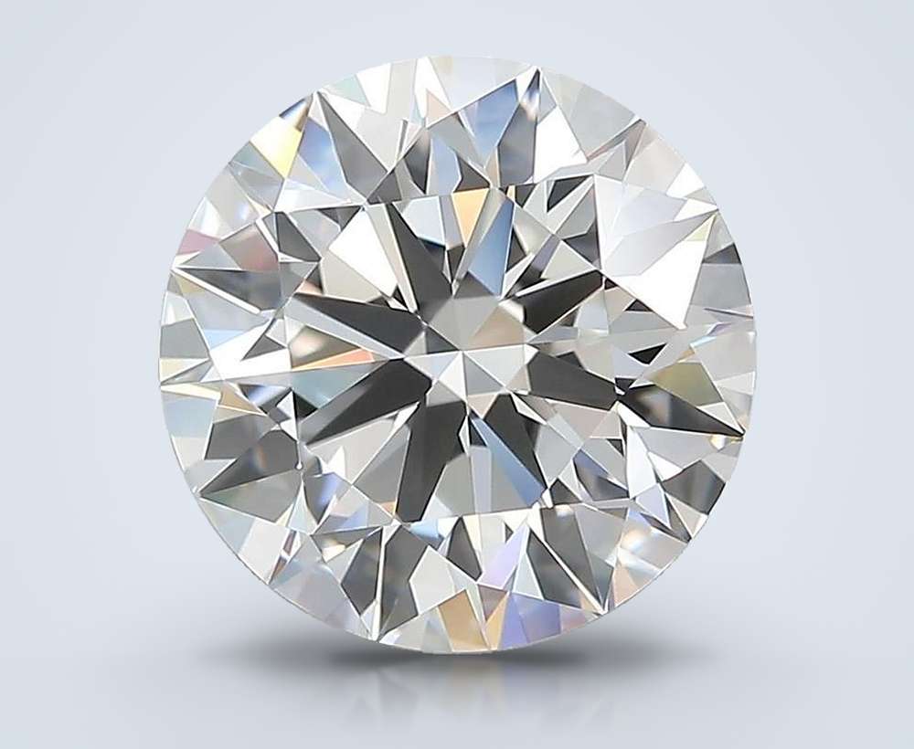 3.66 Carat Round Lab Diamond