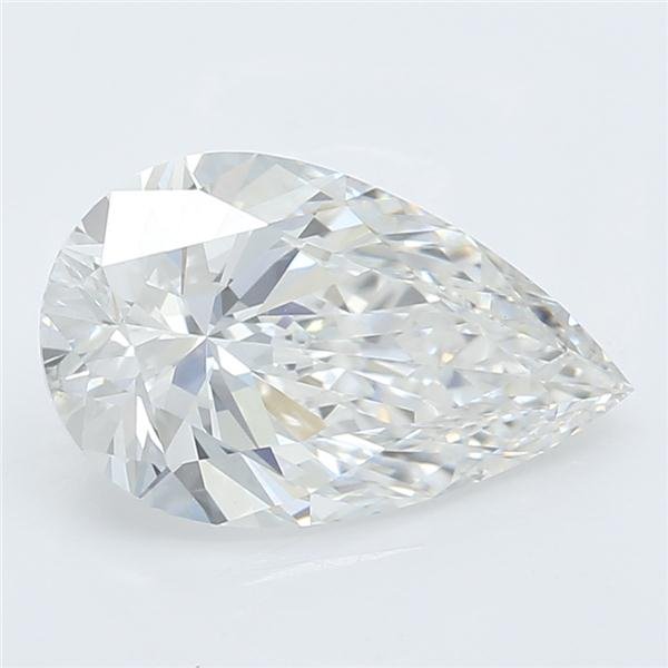 1.15ct F VS1 Rare Carat Ideal Cut Pear Lab Grown Diamond