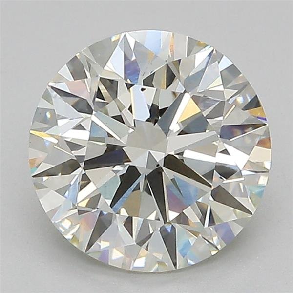 2.55ct J VS1 Excellent Cut Round Lab Grown Diamond