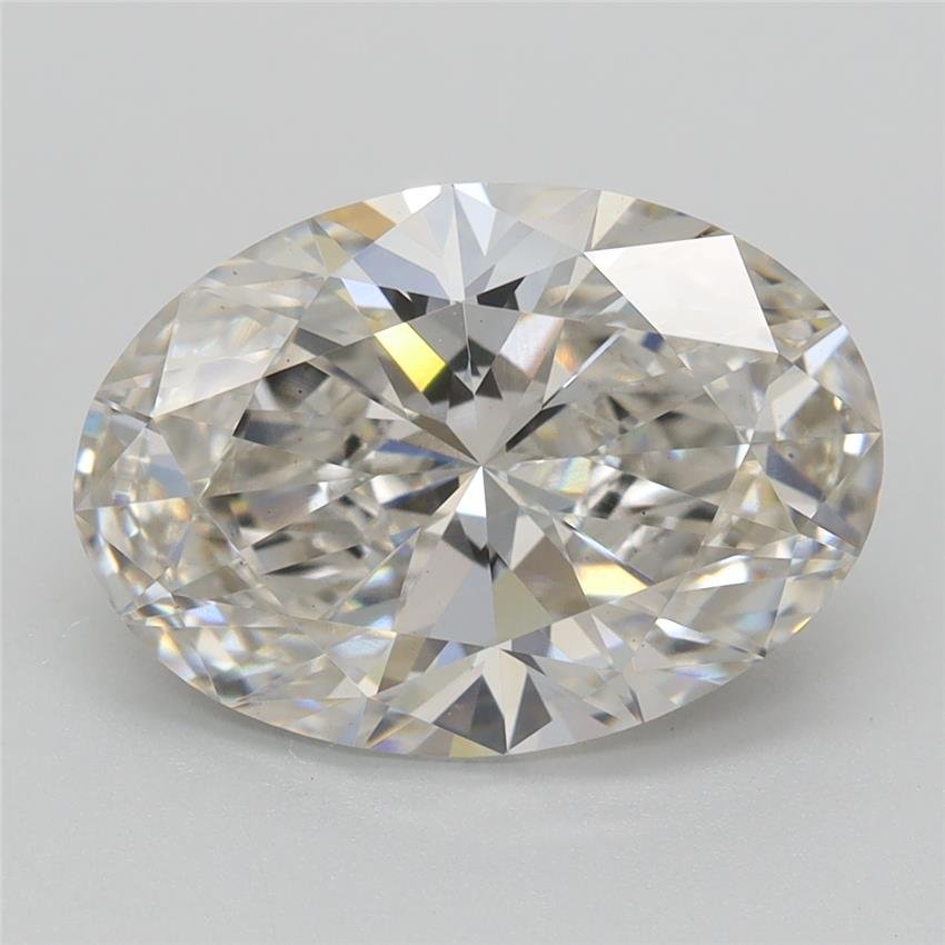 3.21ct G VS1 Rare Carat Ideal Cut Oval Lab Grown Diamond