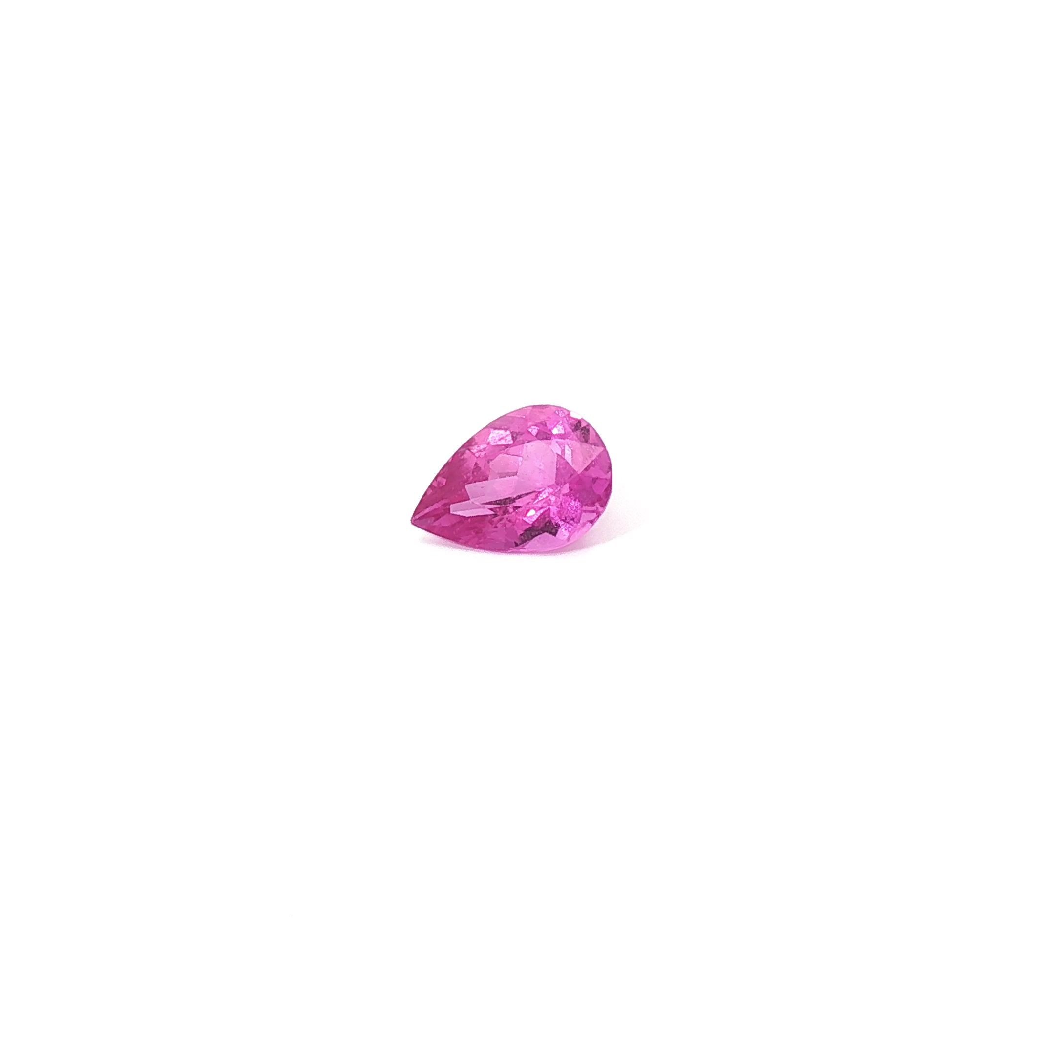 2.40 Carat Pink Pear Sapphire