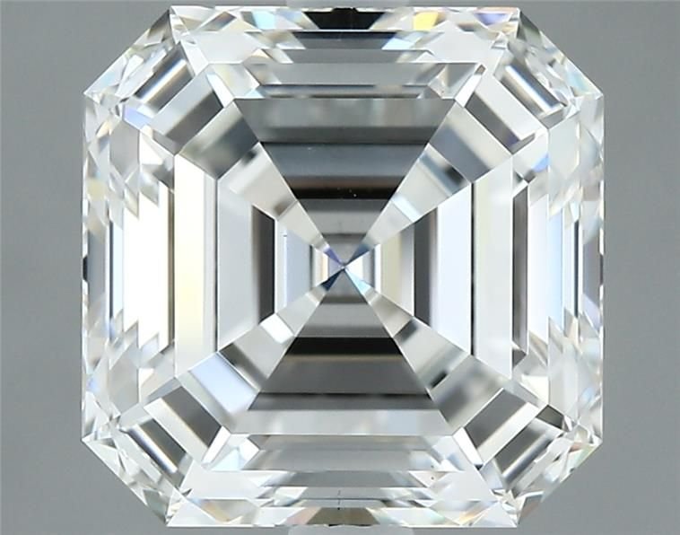4.04ct H VS1 Rare Carat Ideal Cut Asscher Diamond