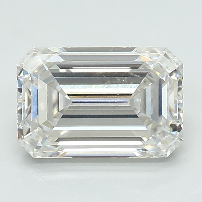 2.10ct G VS2 Excellent Cut Emerald Lab Grown Diamond