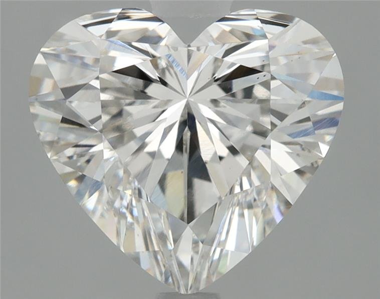 2.10ct F VS2 Rare Carat Ideal Cut Heart Lab Grown Diamond