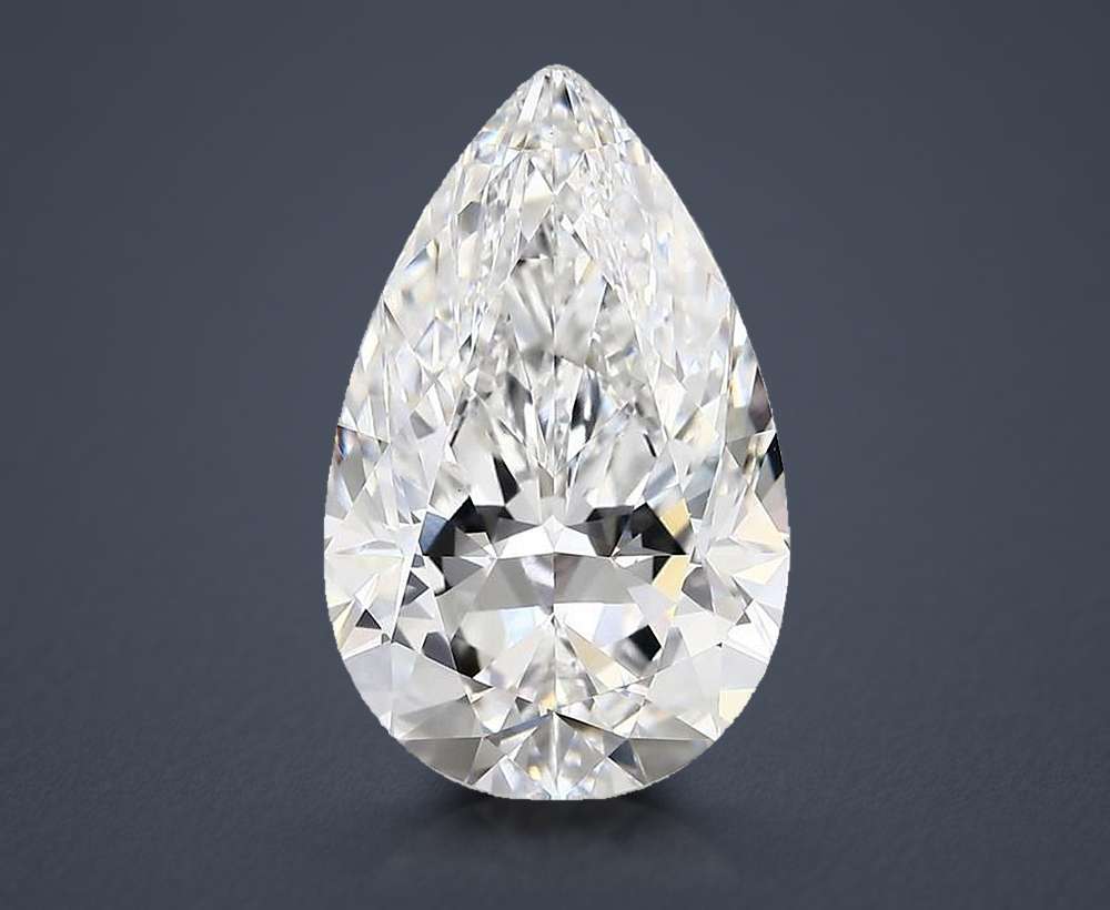 5.23 Carat Pear Lab Diamond