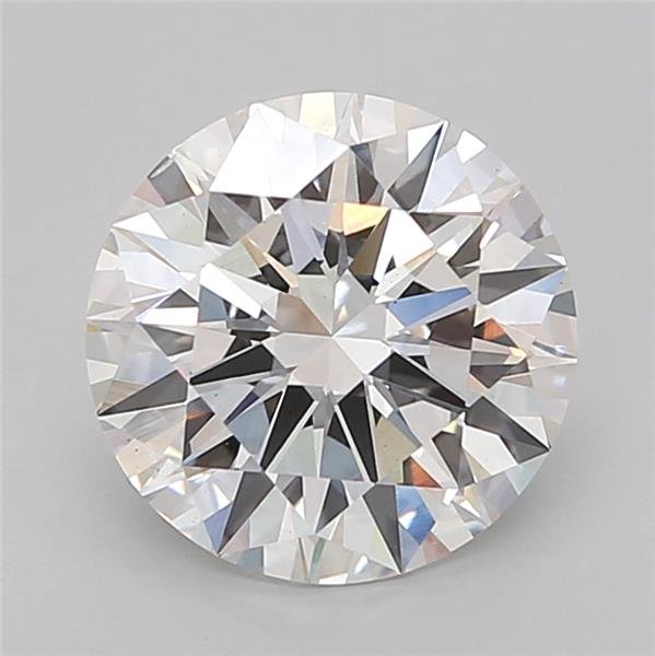 3.00ct E VS2 Rare Carat Ideal Cut Round Lab Grown Diamond