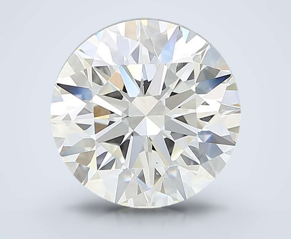 4.26 Carat Round Lab Diamond